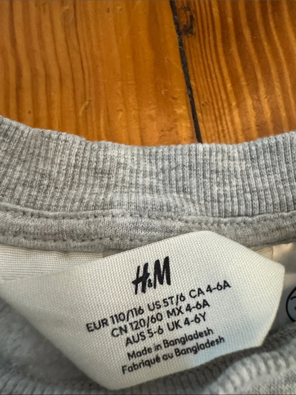 H&M Gray Sweatshirt with Pink Sequin Minnie